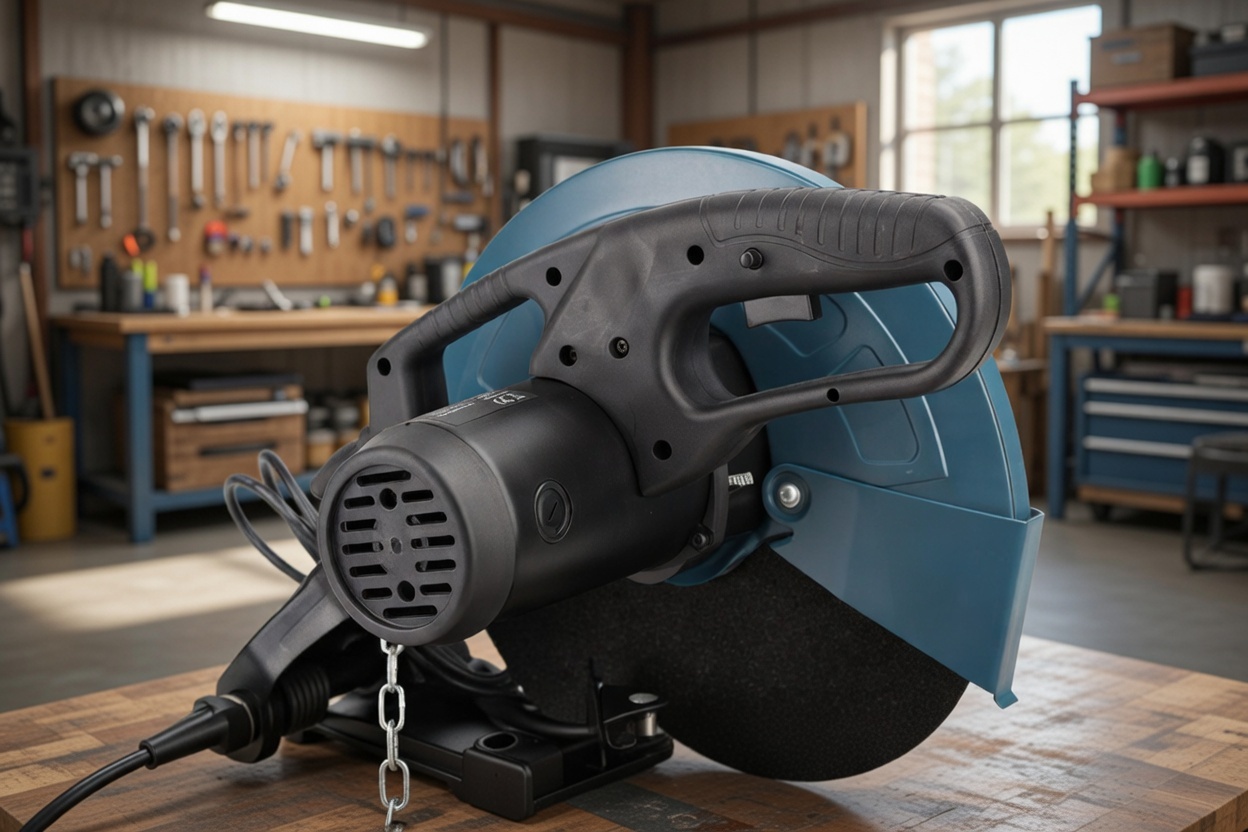 ONEX German Style OX‑1091 Cut‑Off Machine | 3850W Metal Cutting Saw | 355 mm Blade | 3800 RPM