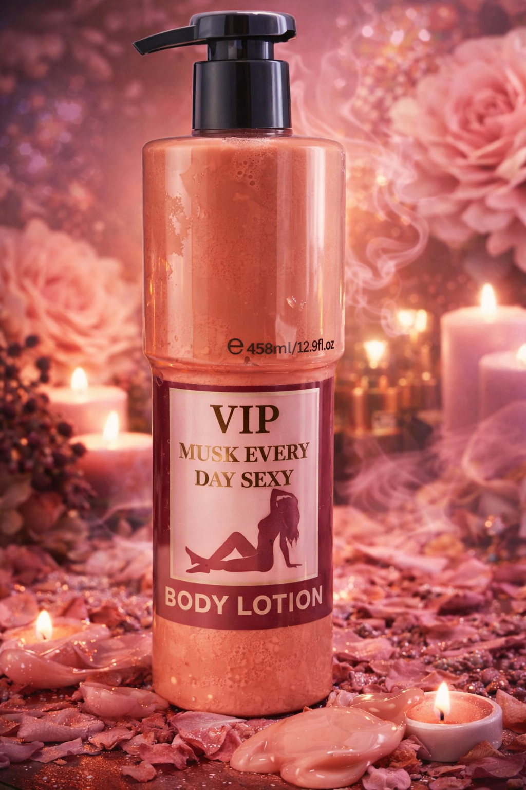 VIP Musk Every Day Sexy Body Lotion 458ml – Long-Lasting Perfumed Moisturizer with Sensual Musk Fragrance