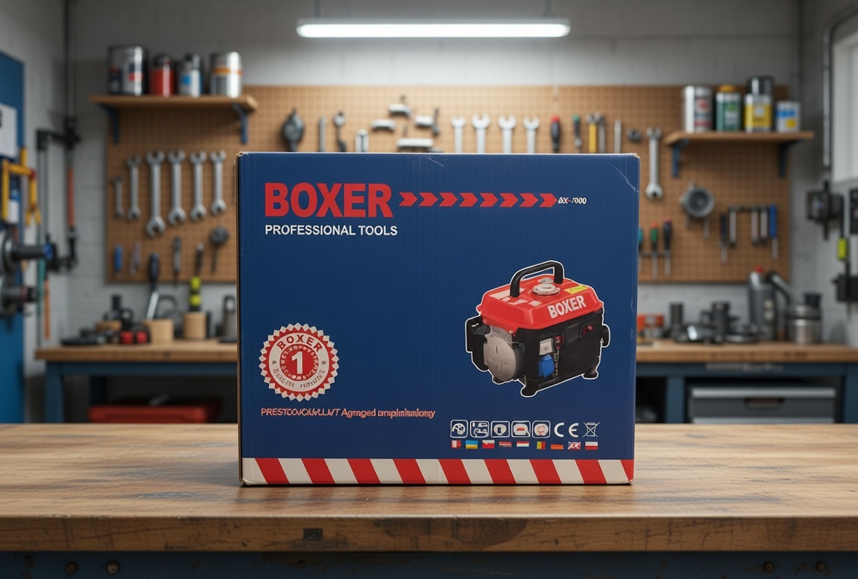 BOXER BX‑7008 Portable Gasoline Generator – Compact Power Supply for Home, Workshop & Outdoor Use