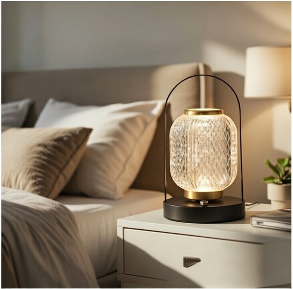 Wireless Battery‑Powered Table Lantern – Portable LED Light