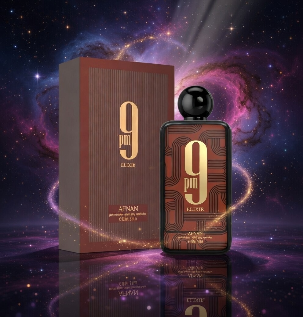 Afnan 9 PM Elixir 100ml – Luxury Unisex Perfume with Warm Spicy & Sweet Notes