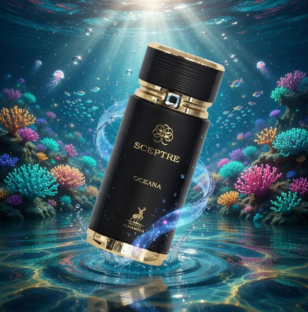 Sceptre Oceana by Alhambra – Luxury Aquatic Eau de Parfum for Men & Women | 100ml
