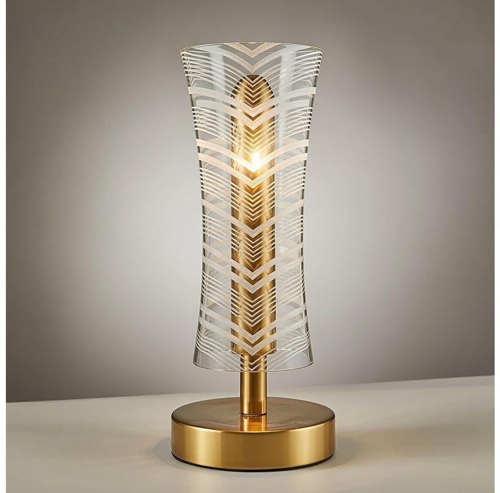 Crystal Diamond Touch Lamp – USB Rechargeable 3‑Mode LED Night Light