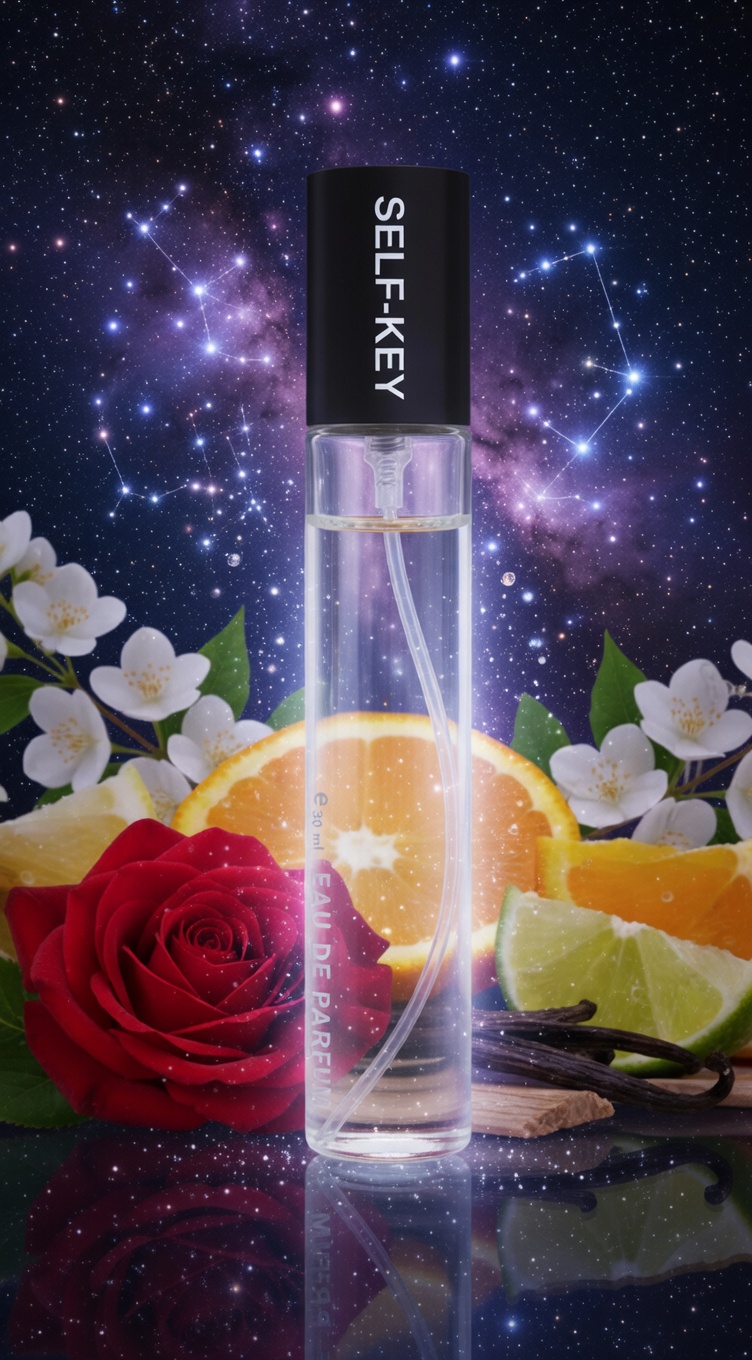 SELF-KEY Men’s Perfume 33ml – Bergamot Orange Flower Ambroxan Modern Fragrance