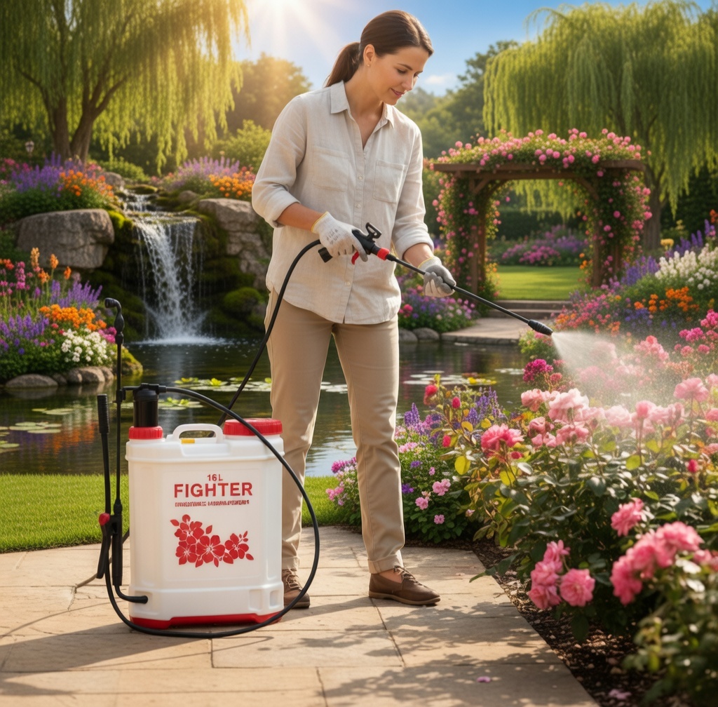 FIGHTER FT‑687 16L Battery Garden Sprayer – Heavy‑Duty Cordless Sprayer | High‑Pressure Agricultural Sprayer