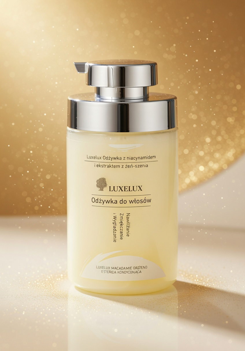 LUXELUX Hair Conditioner with Niacinamide & Ginseng 500ml – Nourish & Strengthen Hair