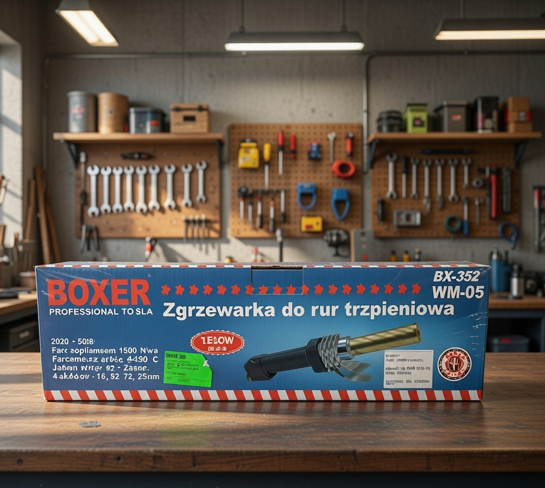BOXER BX‑352 WM‑05 Socket Welding Machine | 1850W | 16–32 mm Pipe Welder | Adjustable 0–300°C
