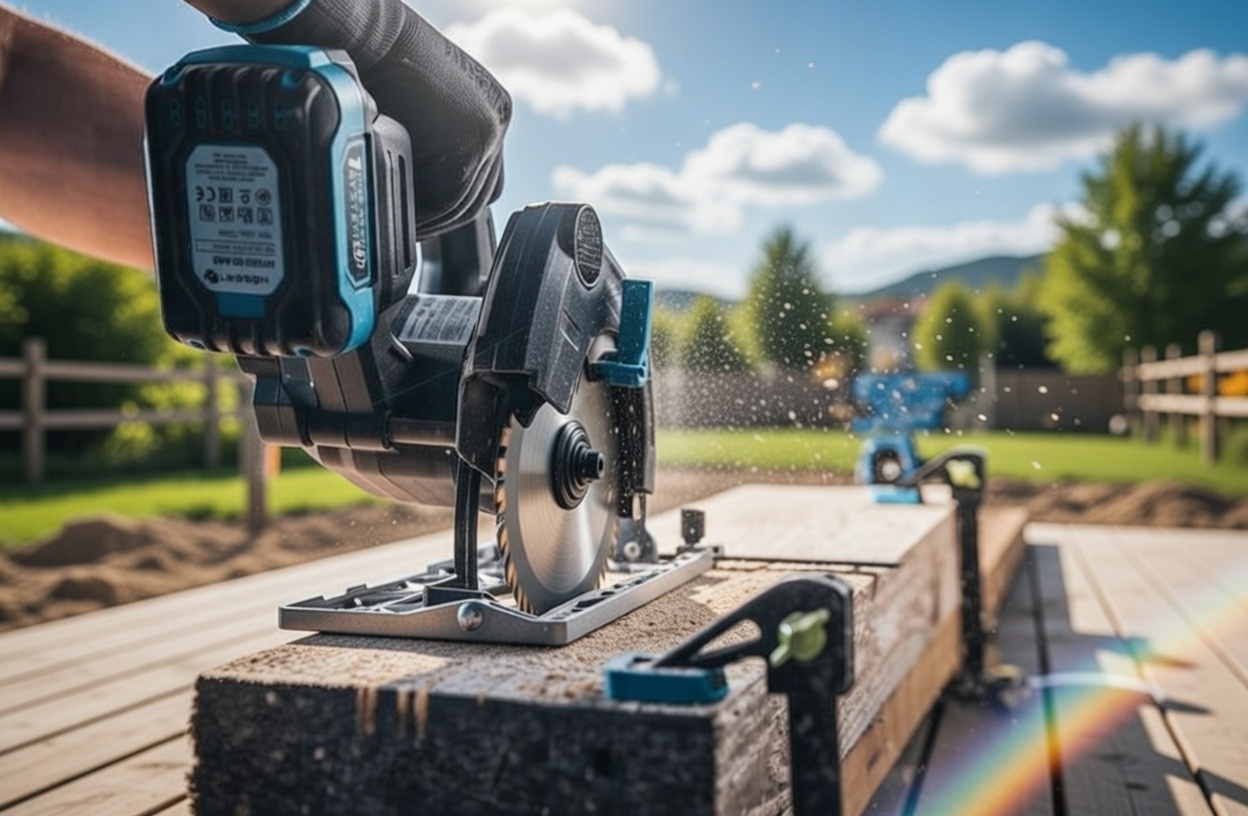 BOXER BX‑3217 Cordless Portable Circular Saw | 48V Lithium System | Akumulatorowa Piła Przenośna | Professional Wood Cutting Tool