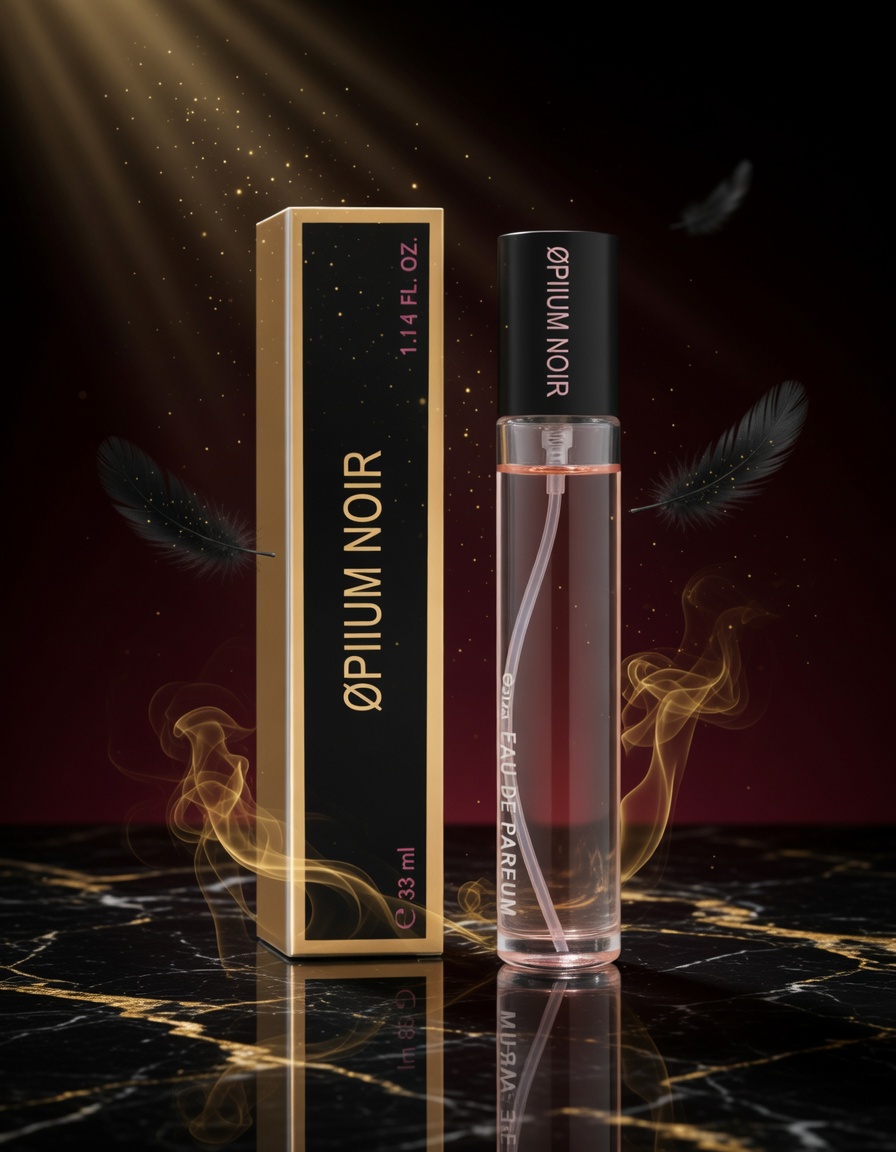 172 Opium Noir Women’s Perfume 33ml – Coffee, Vanilla & Jasmine Sensual Fragrance