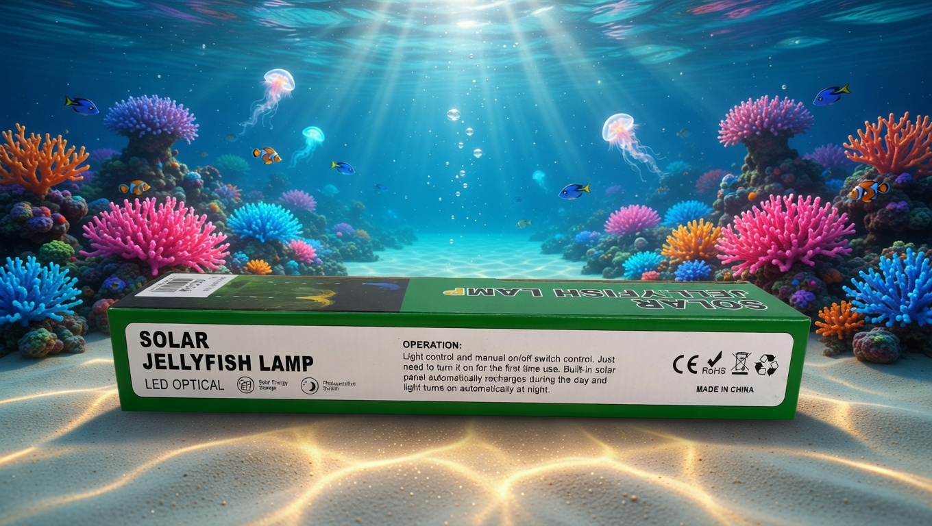 Solar Jellyfish Lamp LED – Fiber Optic Garden Light | Waterproof Solar Decorative Outdoor Lighting