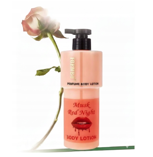 FORMIBU Musk Red Night Perfumed Body Lotion 250ml – Long-Lasting Hydration & Sensual Musk Fragrance