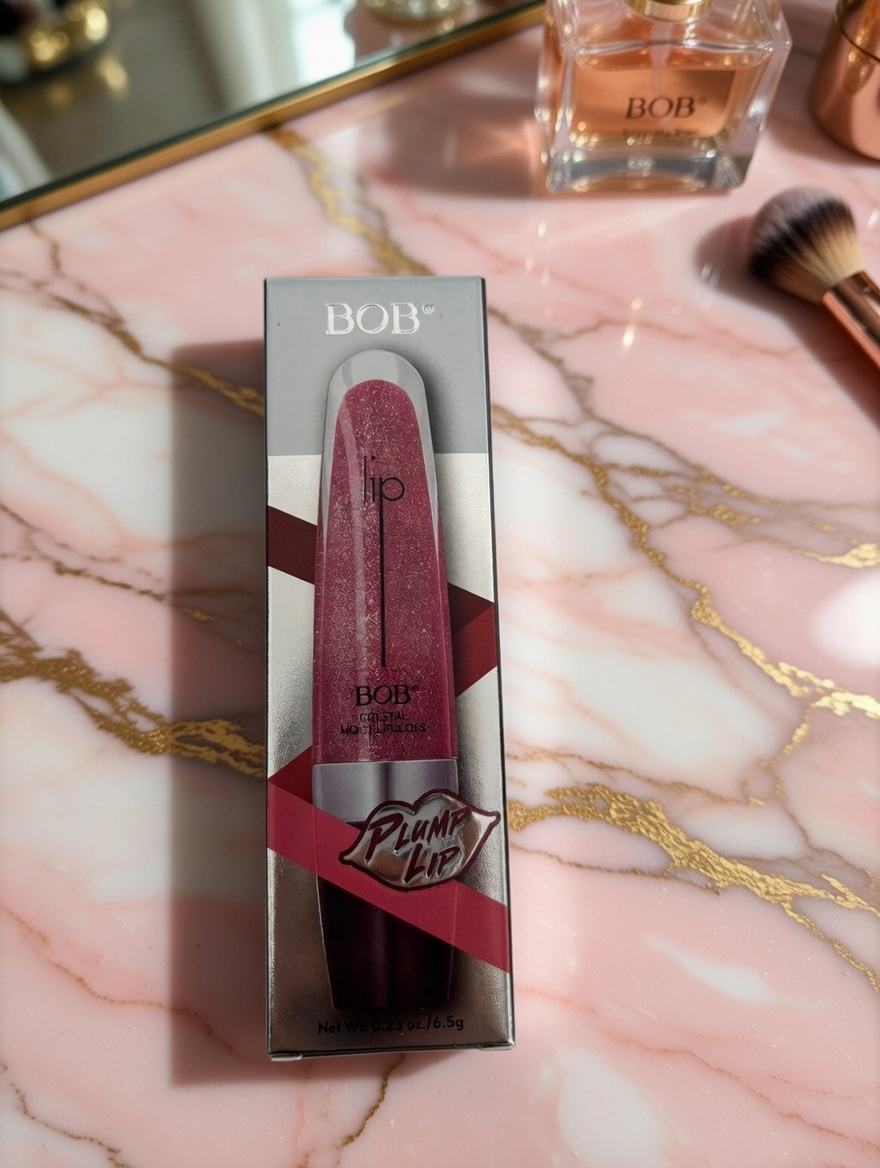 BOB Crystal Moist Lipgloss 6.5g – Hydrating Gloss with Plumping Shine