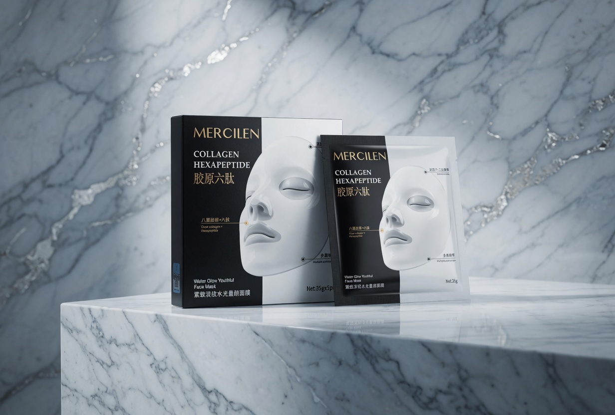 Hexapeptide Collagen Mask – Spa-Quality Glow at Home
