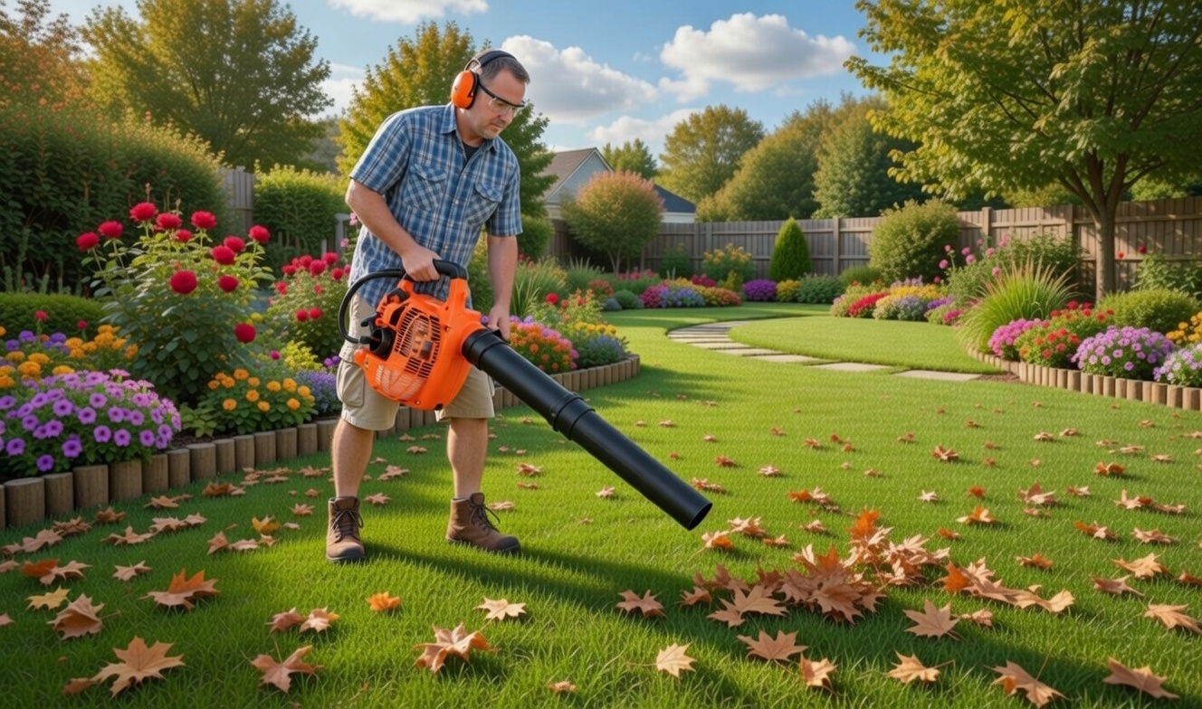 BOXER BX‑3241 Gasoline Leaf Blower – Lightweight Portable Garden Cleaner for Leaves & Debris