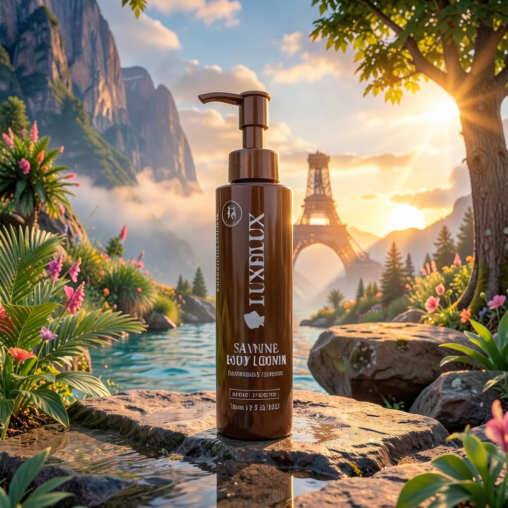 LUXELUX Tinted Tanning Body Lotion – Hydrating Bronzing Glow with Niacinamide & Ceramides (150 ml)