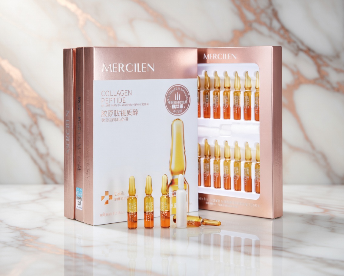 Mercilen Collagen Peptide Ampoules – Intensive Skin Regeneration & Lifting Treatment (28pcs)