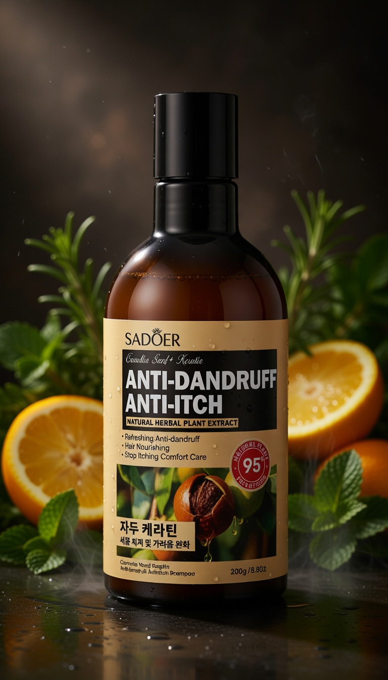 SADOER Anti-Dandruff Anti-Itch Shampoo – Scalp Care & Deep Cleansing Hair Solution
