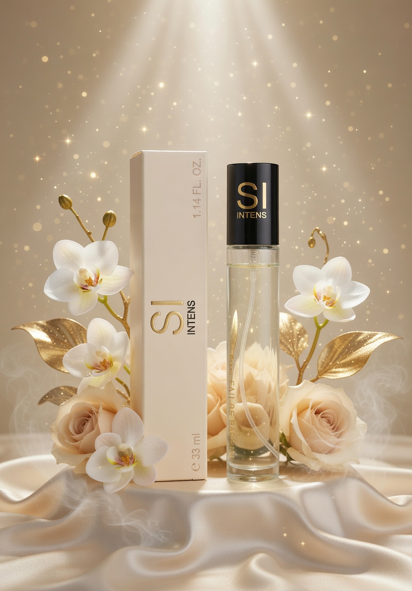 SI Intens Women’s Perfume 33ml – Vanilla, Rose & Patchouli Long-Lasting Fragrance