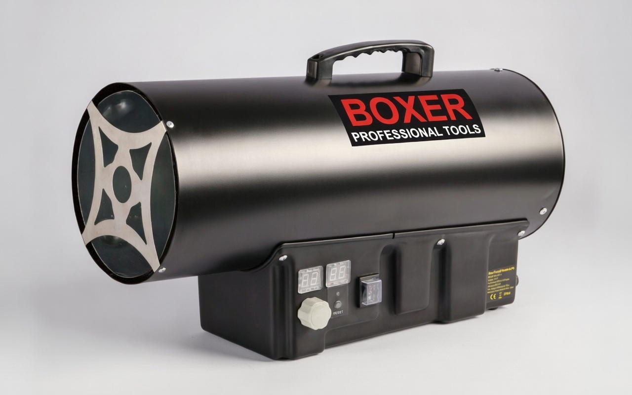 BOXER BX‑348 Gas Blower Heater | 40 kW Industrial Space Heater with Hose & Regulator
