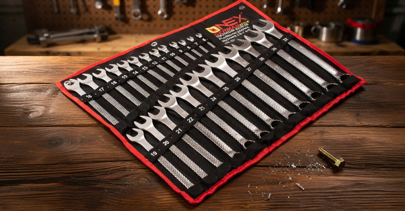 ONEX OX‑252 Combination Wrench Set 6–32mm – 27‑Piece Professional Tool Kit | Germany Style