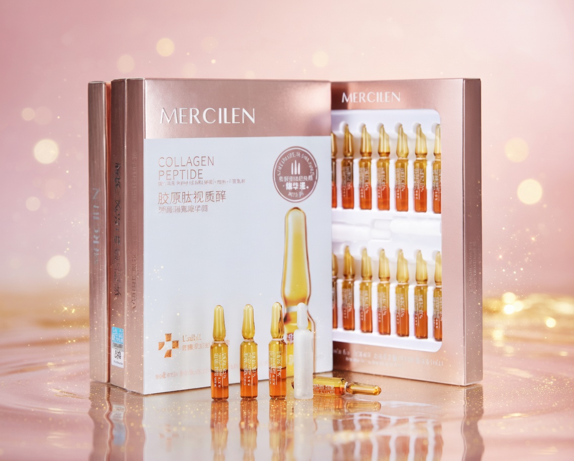Mercilen Collagen Peptide Ampoules – Intensive Skin Regeneration & Lifting Treatment (28pcs)