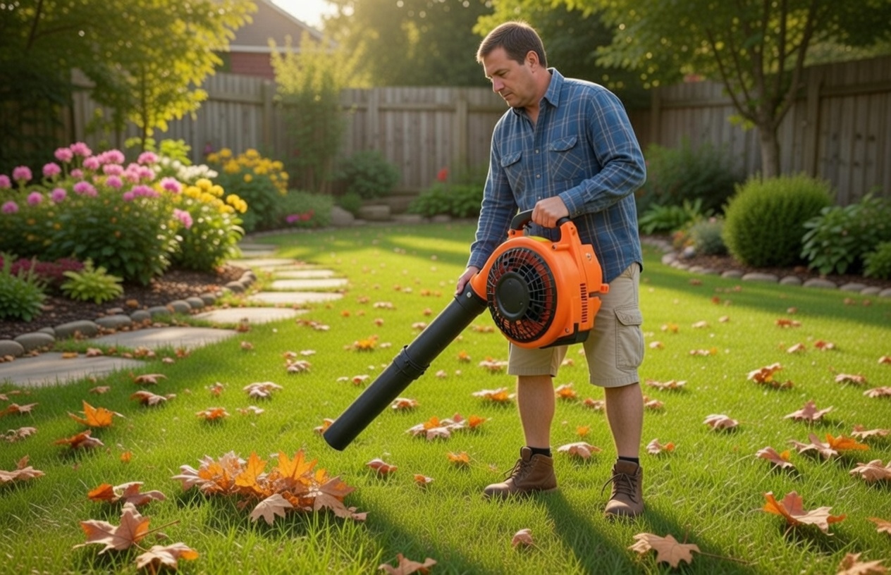 BOXER BX‑3241 Gasoline Leaf Blower – Lightweight Portable Garden Cleaner for Leaves & Debris