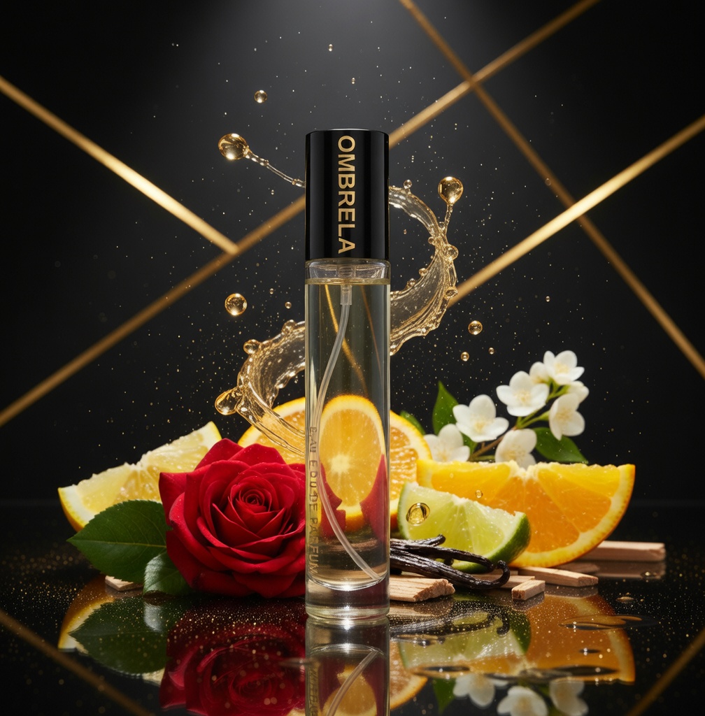OMBRELA Unisex Perfume 33ml – Leather Woody Vanilla Long-Lasting Elegant Fragrance