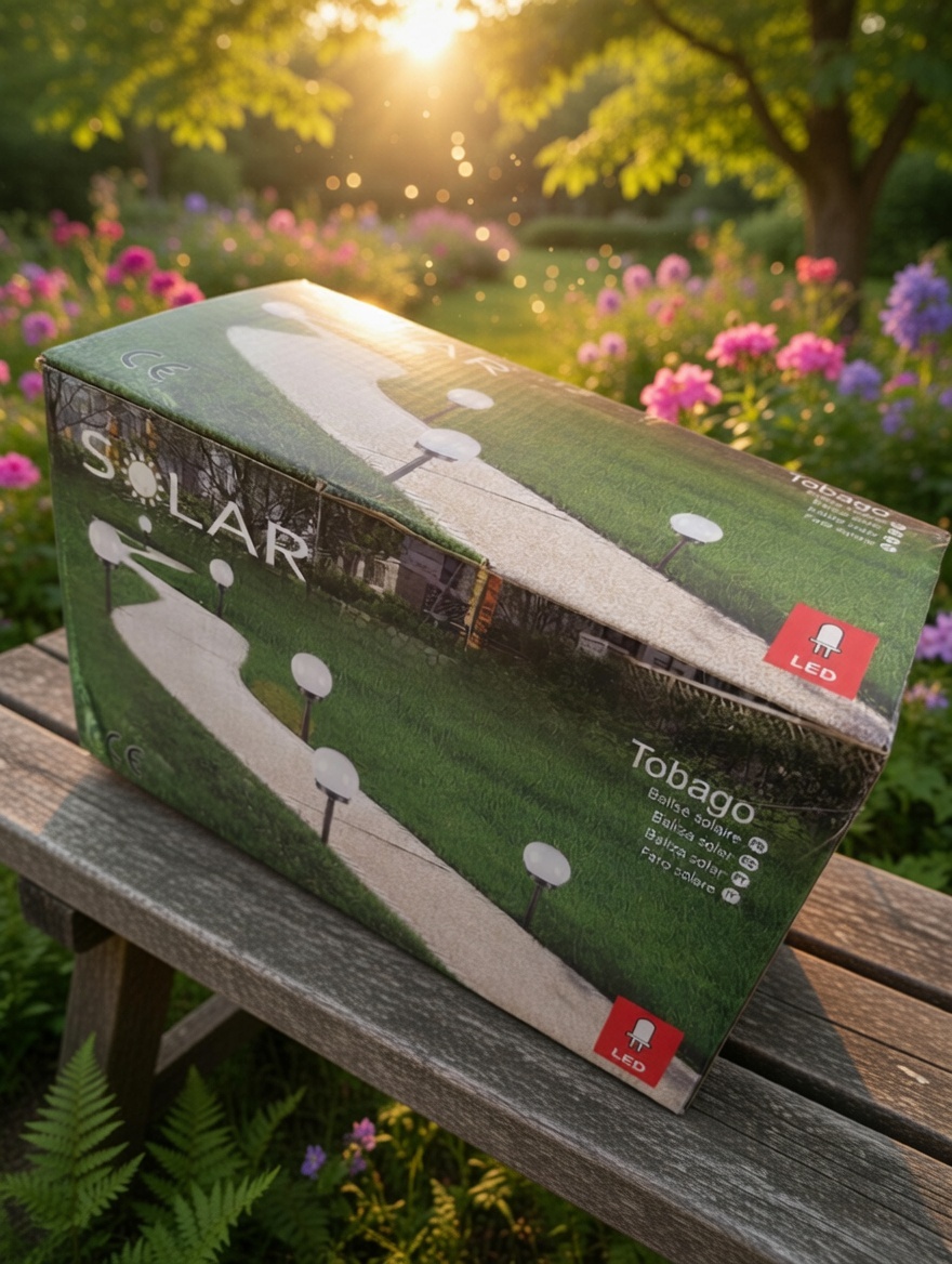 Tobago Solar LED Garden Path Lights – Outdoor Pathway Lighting