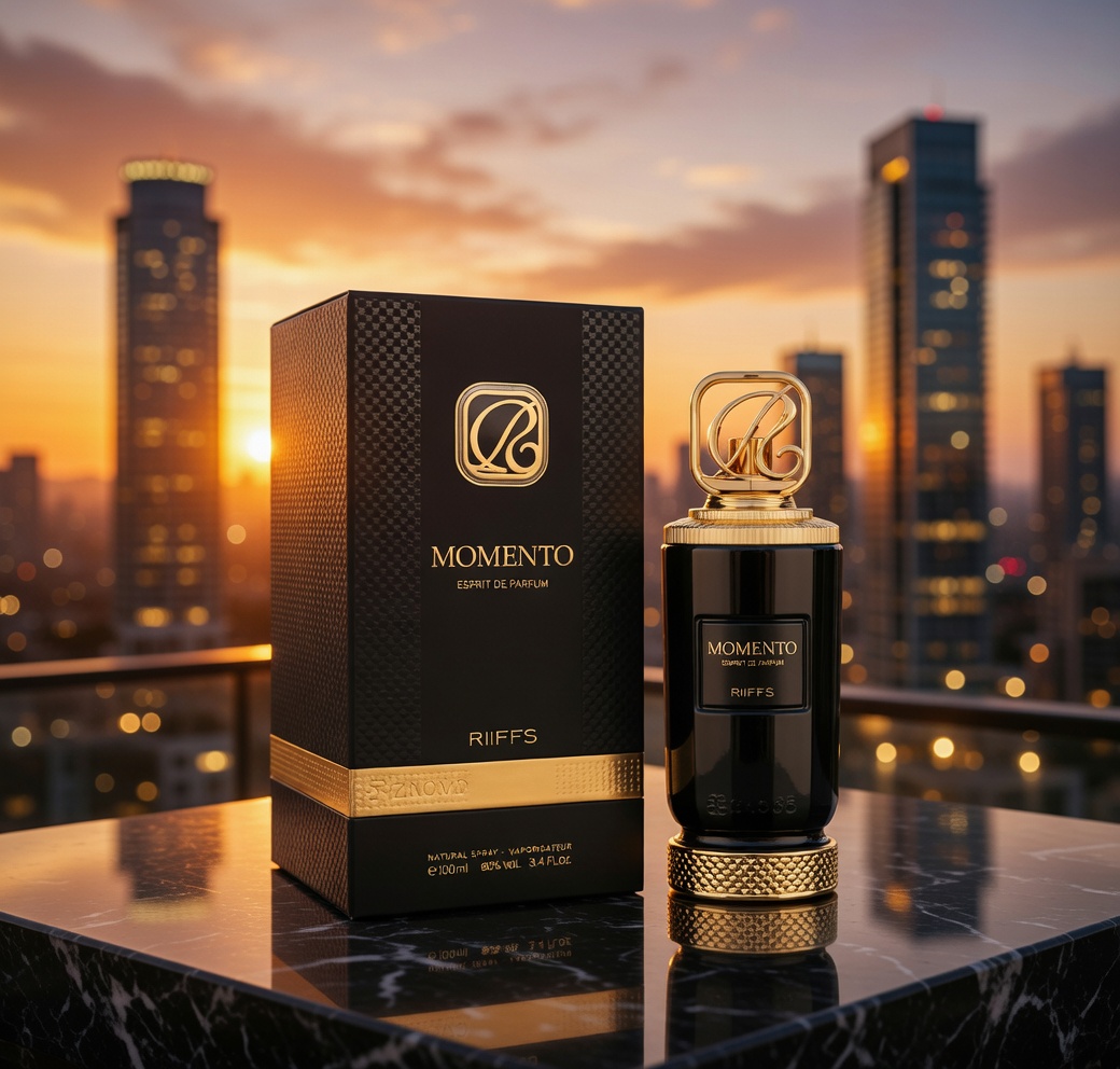 Riiffs Momento Eau de Parfum 100ml – Luxury Unisex Oud & Caramel Fragrance from UAE