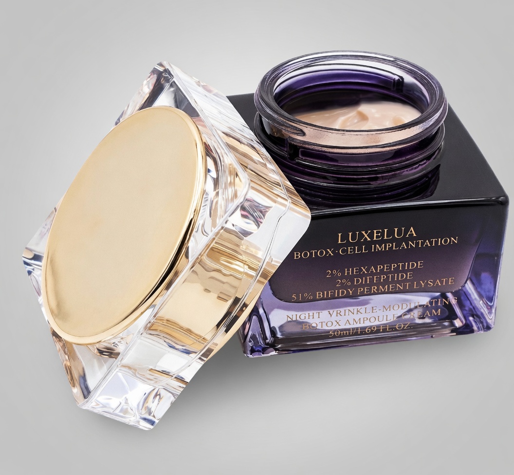 LUXELUX Night Wrinkle-Modulating Botox Ampoule Eye Cream – Firming & Dark Circle Repair
