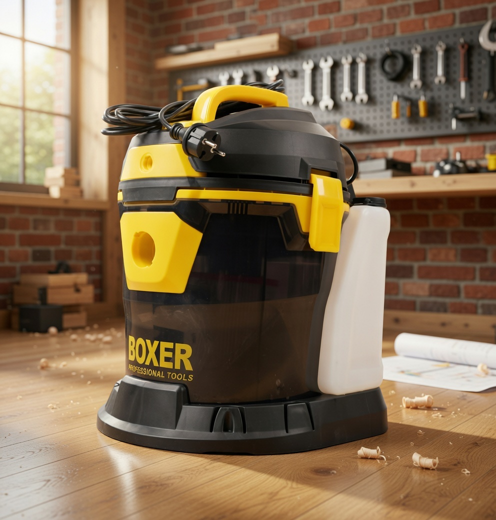 BOXER BX‑3232 Wet & Dry Industrial Vacuum Cleaner 2400W – 30L Tank | Heavy‑Duty Workshop & Construction Vacuum