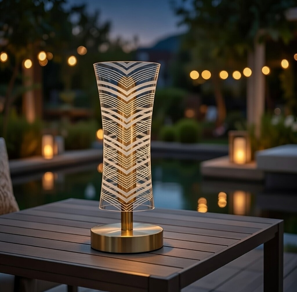 Crystal Diamond Touch Lamp – USB Rechargeable 3‑Mode LED Night Light