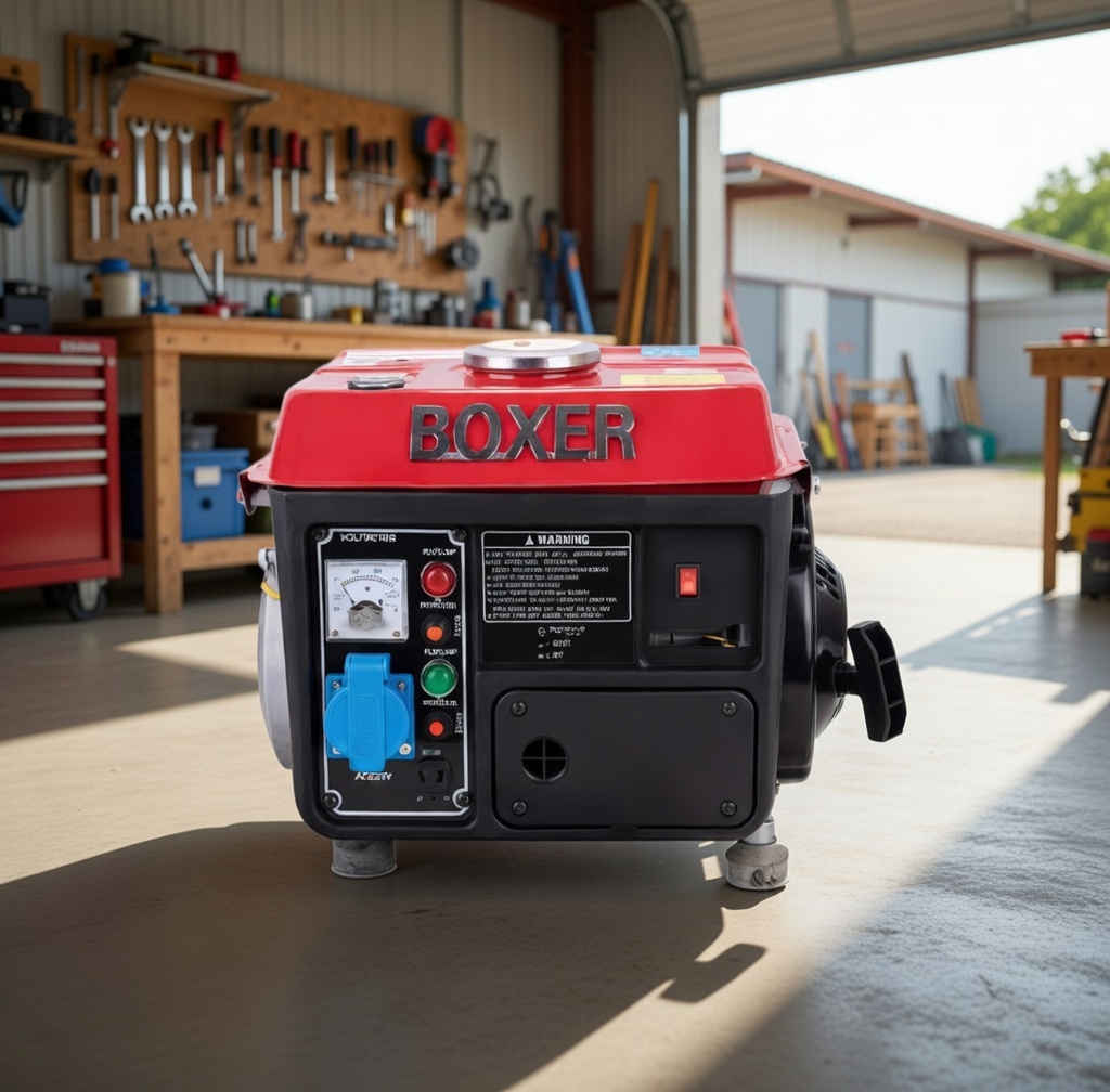 BOXER BX‑7008 Portable Gasoline Generator – Compact Power Supply for Home, Workshop & Outdoor Use