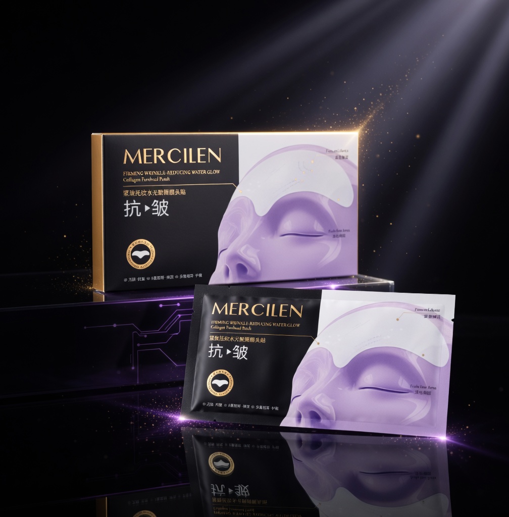 MERCILEN Collagen Forehead Patches – Instant Wrinkle Smoothing & Hydration