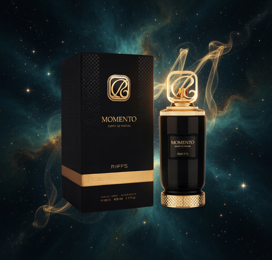 Riiffs Momento Eau de Parfum 100ml – Luxury Unisex Oud & Caramel Fragrance from UAE