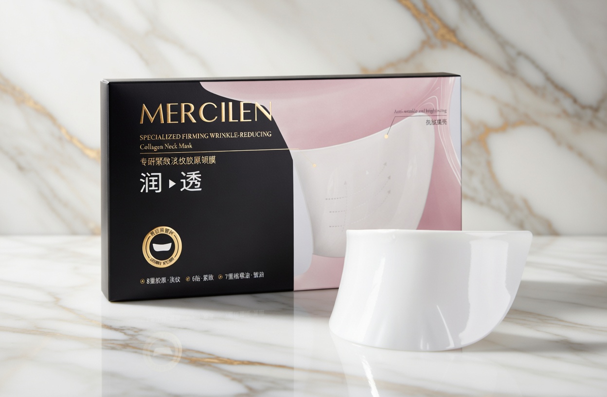 Mercilen Neck Cloth Mask – Hydrating & Firming Anti-Aging Neck Treatment