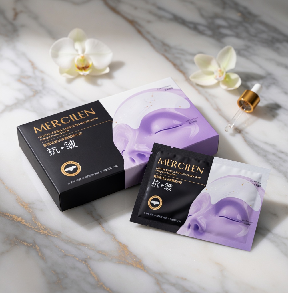MERCILEN Collagen Forehead Patches – Instant Wrinkle Smoothing & Hydration
