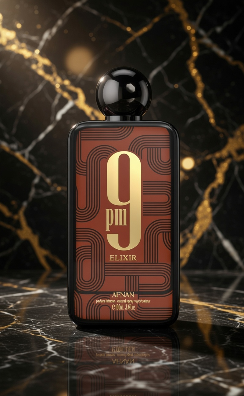 Afnan 9 PM Elixir 100ml – Luxury Unisex Perfume with Warm Spicy & Sweet Notes