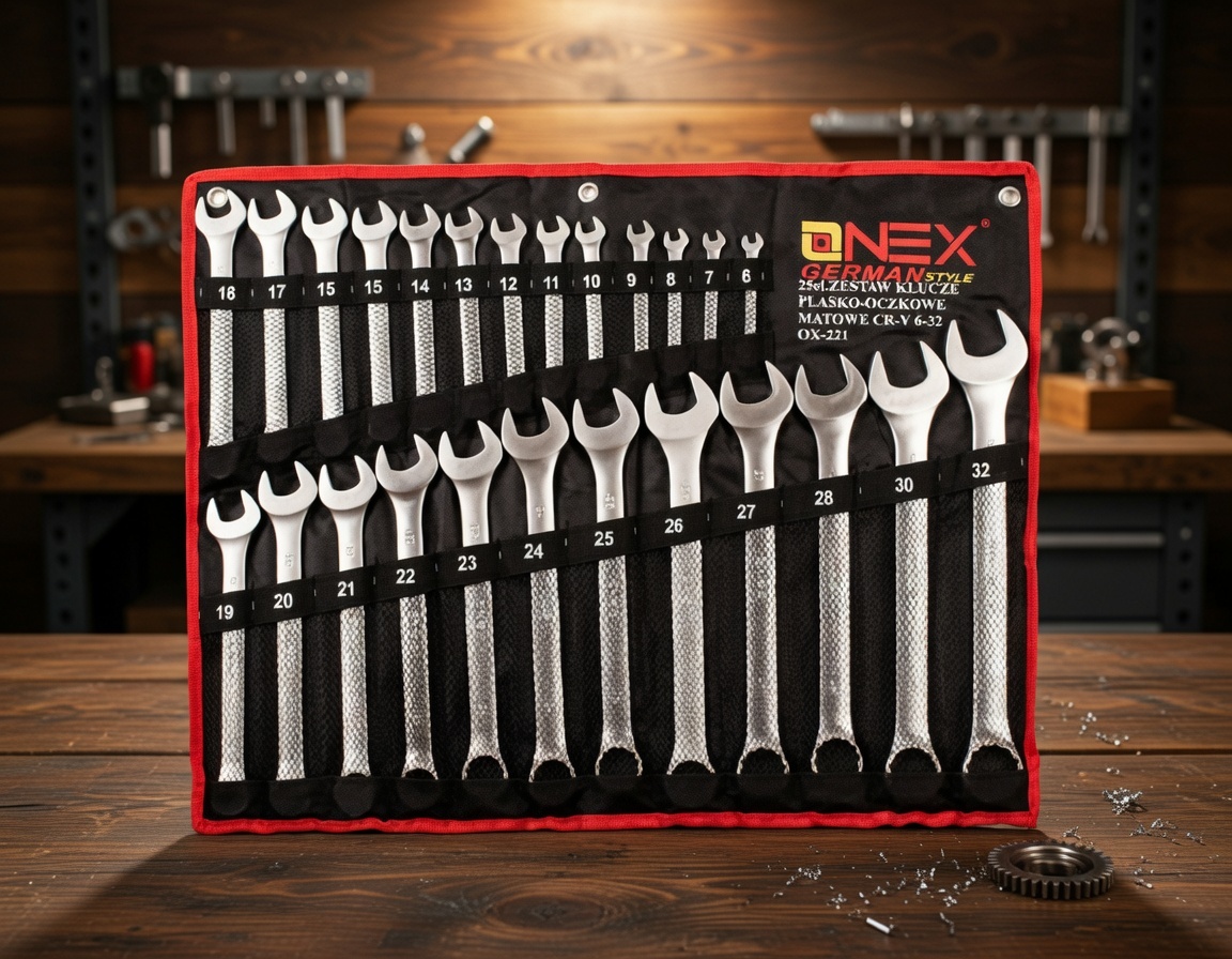 ONEX OX‑252 Combination Wrench Set 6–32mm – 27‑Piece Professional Tool Kit | Germany Style