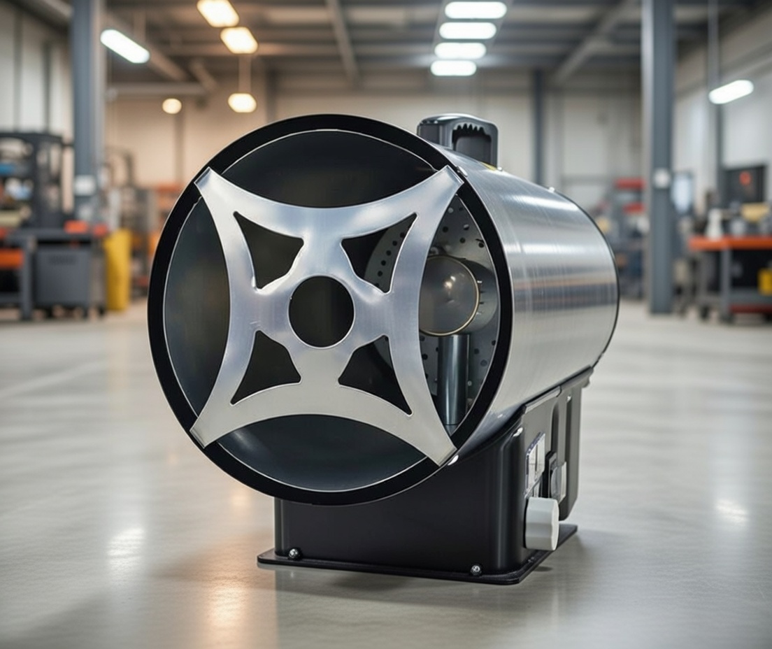 BOXER BX‑348 Gas Blower Heater | 40 kW Industrial Space Heater with Hose & Regulator