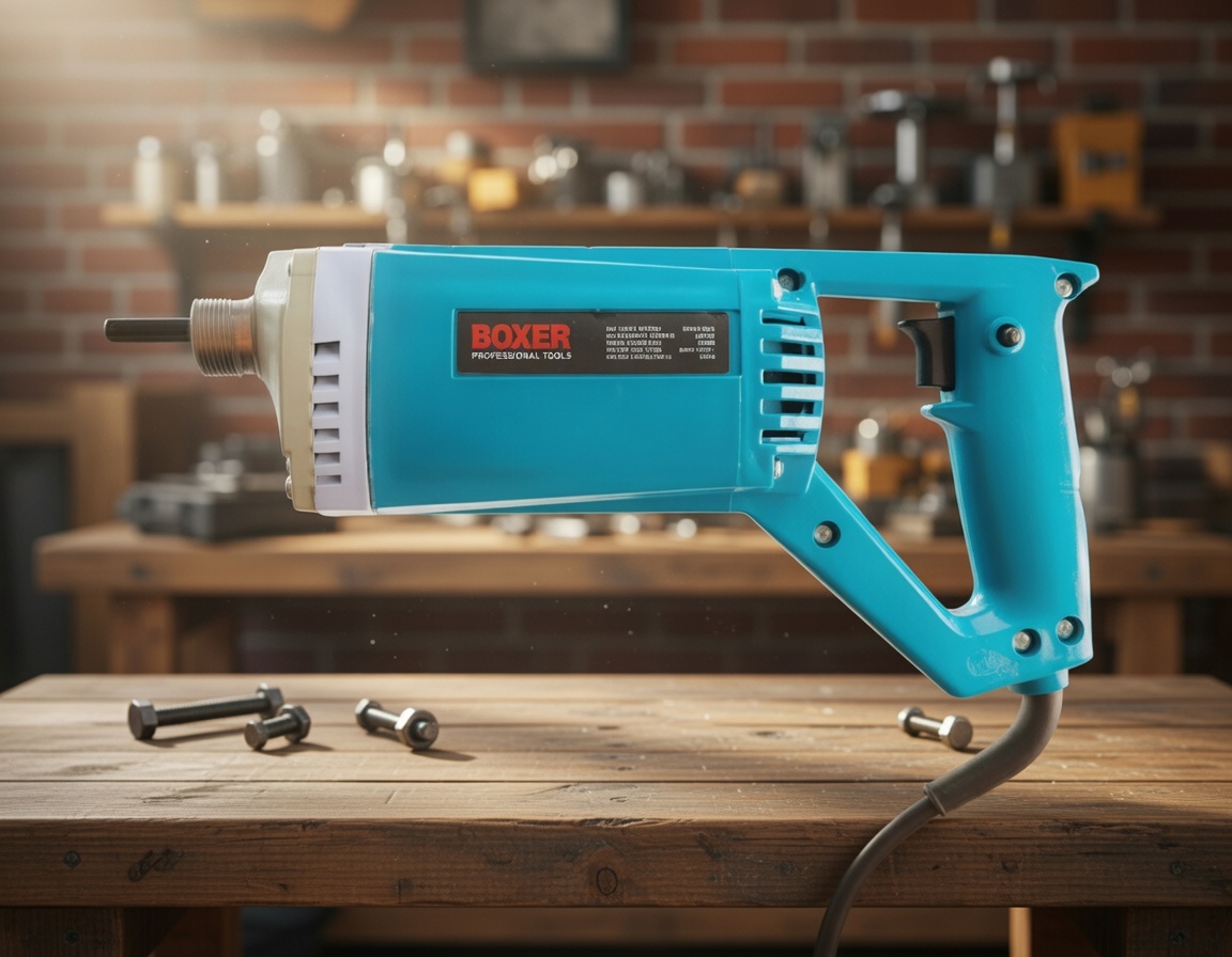 BOXER BX‑171 Concrete Vibrator 2800W – 4500 RPM | Professional Electric Compactor for Construction