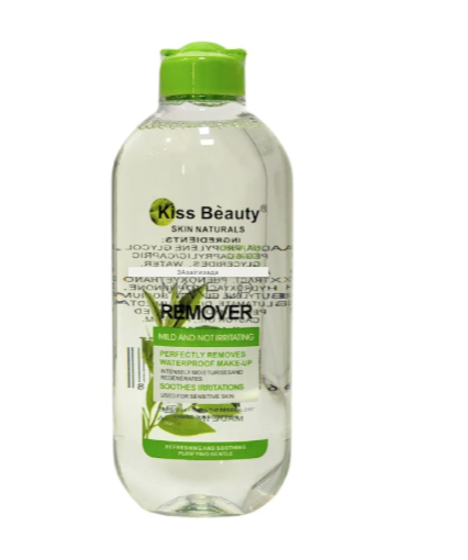 KISS BEAUTY Micellar Makeup Remover Water 109 ML – Gentle, Non-Irritating & Deep Cleansing for Sensitive Skin