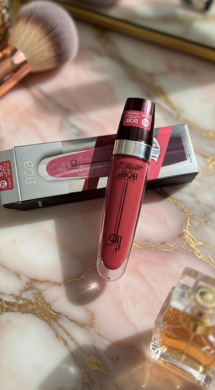BOB Crystal Moist Lipgloss 6.5g – Hydrating Gloss with Plumping Shine