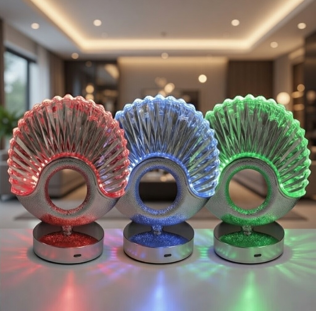 Modern RGBW Shell LED Lamp