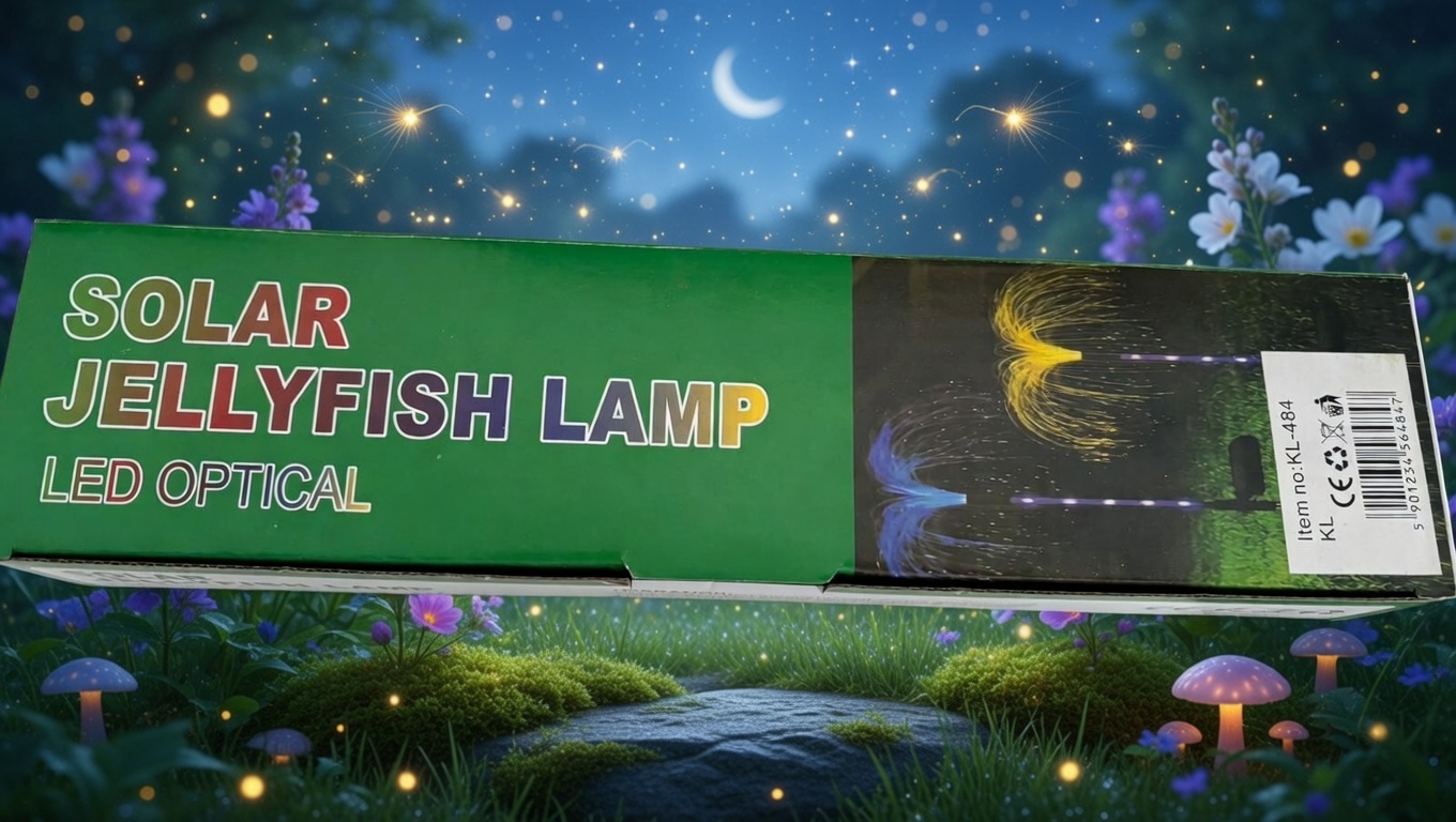 Solar Jellyfish Lamp LED – Fiber Optic Garden Light | Waterproof Solar Decorative Outdoor Lighting