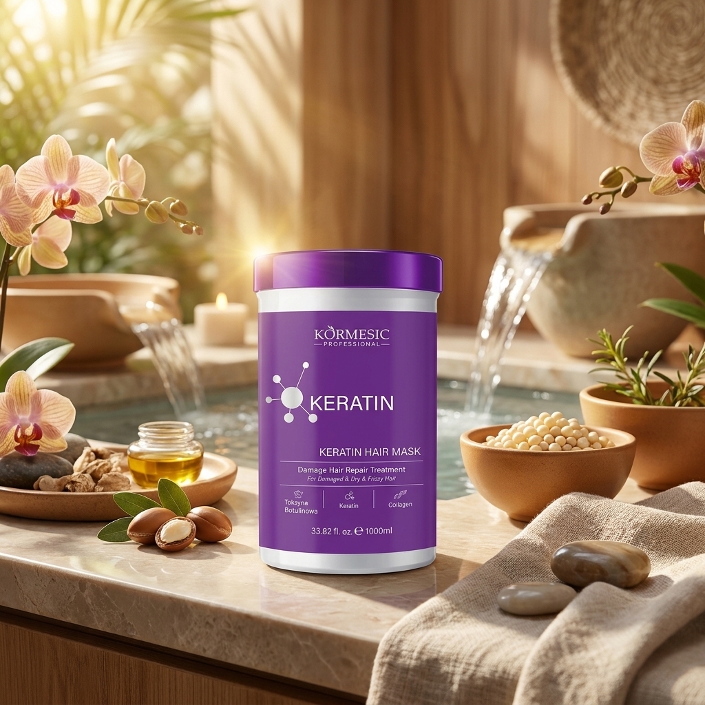 Keratin & Collagen Hair Mask 1000ml – Intensive Regeneration, Smoothing & Deep Repair Treatment