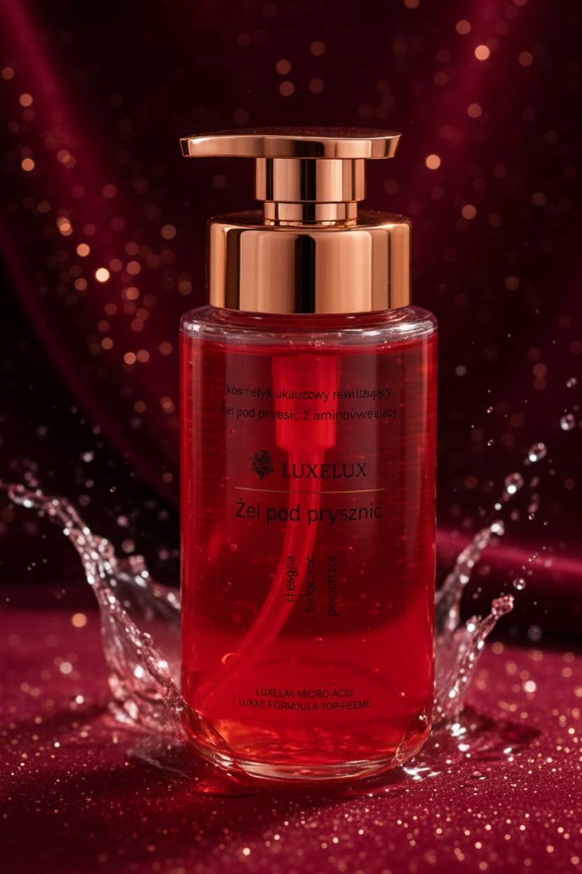 Luxelux Shower Gel with Amino Acids 500ml – Hydrating & Romantic Fragrance Body Wash