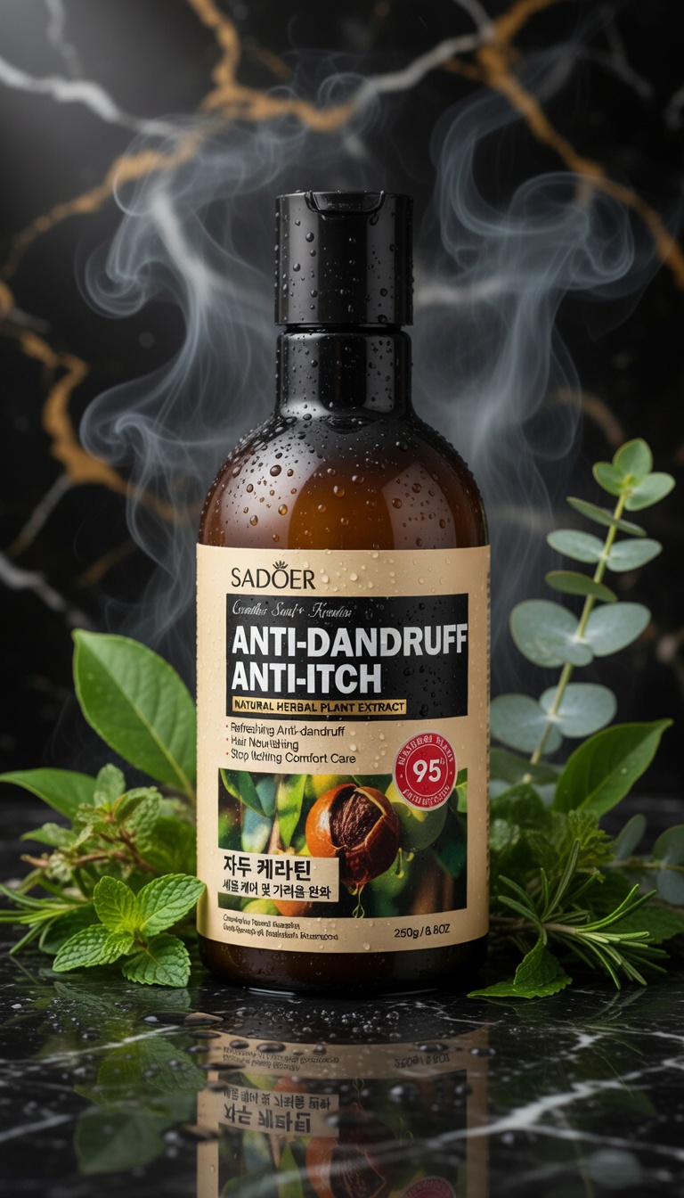 SADOER Anti-Dandruff Anti-Itch Shampoo – Scalp Care & Deep Cleansing Hair Solution