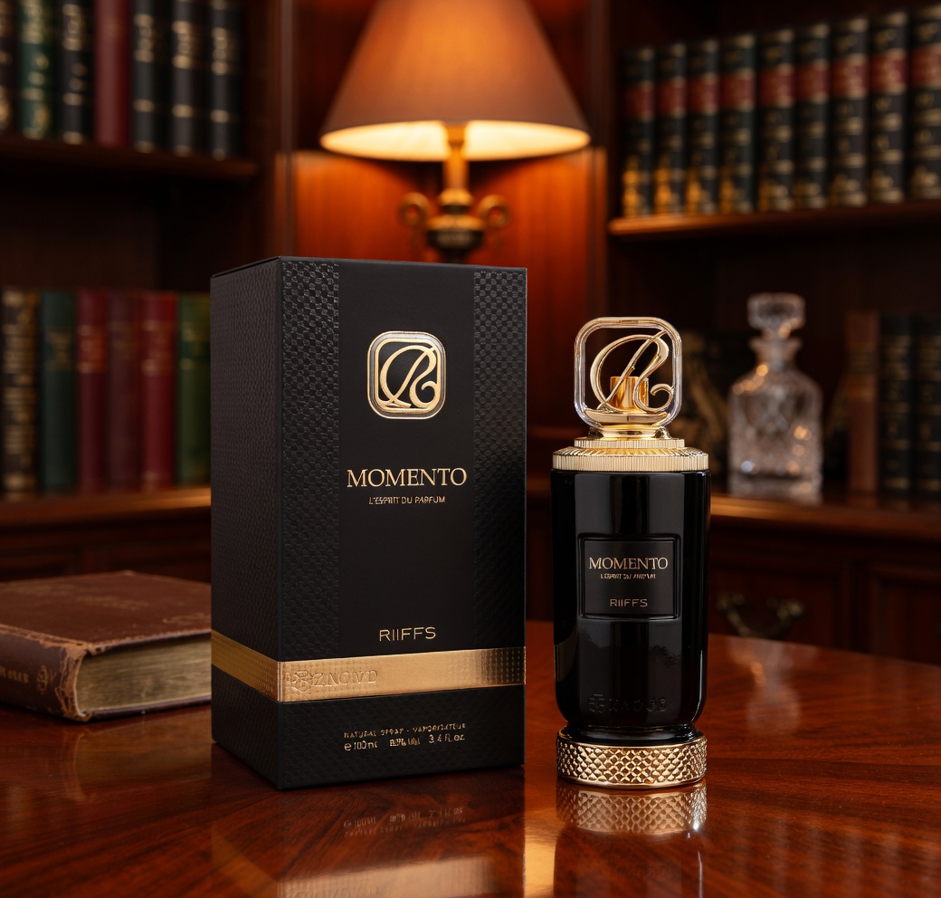 Riiffs Momento Eau de Parfum 100ml – Luxury Unisex Oud & Caramel Fragrance from UAE