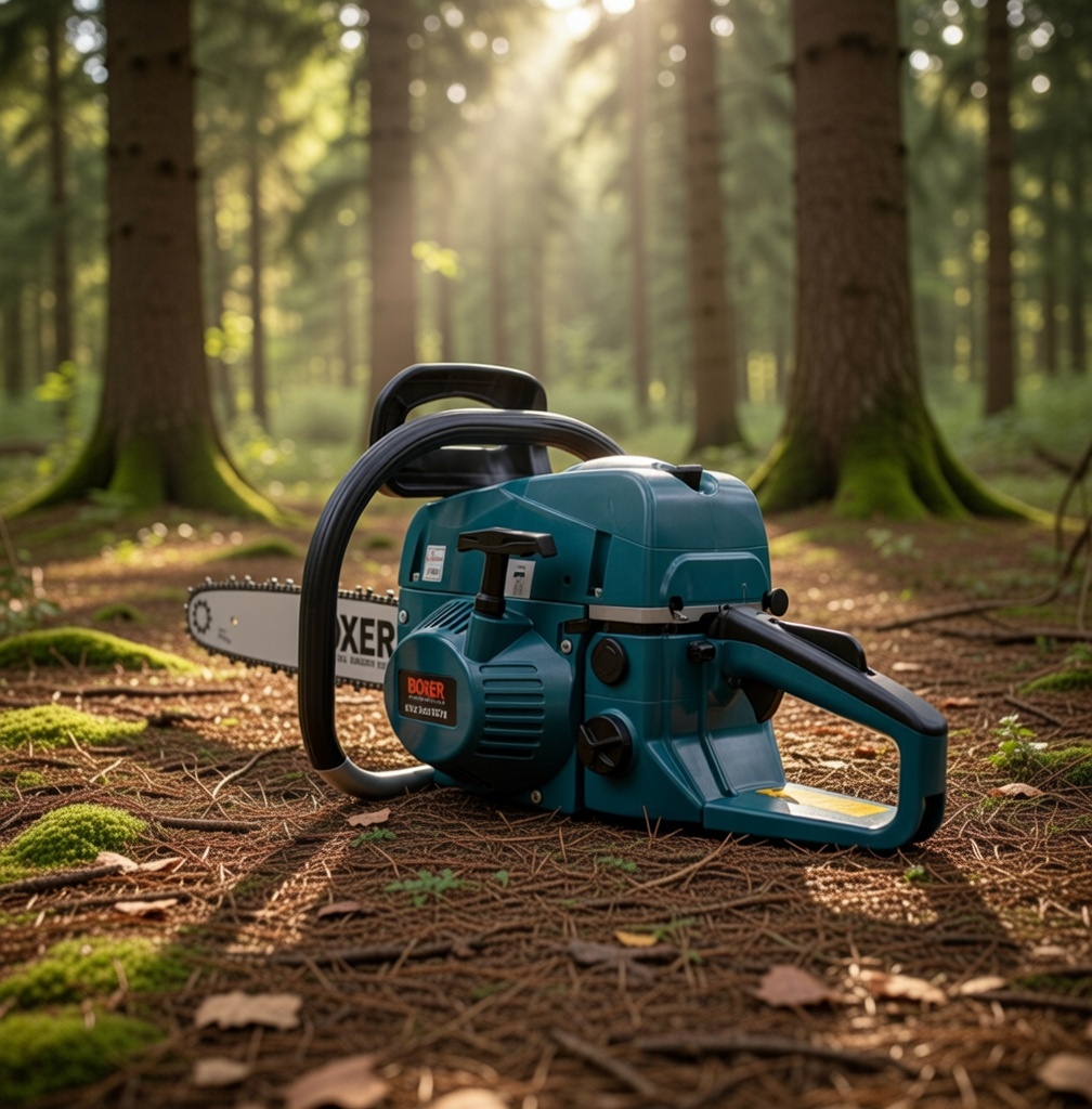 BOXER BX‑102 Gasoline‑Powered Chainsaw | High‑Performance 2‑Stroke Engine | 16–20" Bar | Heavy‑Duty Wood Cutting